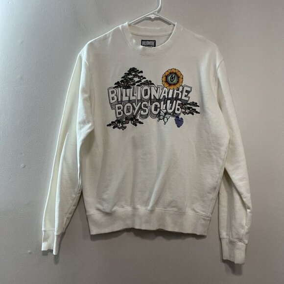 Billionaire Boys Club BB Nature Crew Sweatshirt Bonsai Heart Butterfly Embroider - Picture 2 of 7